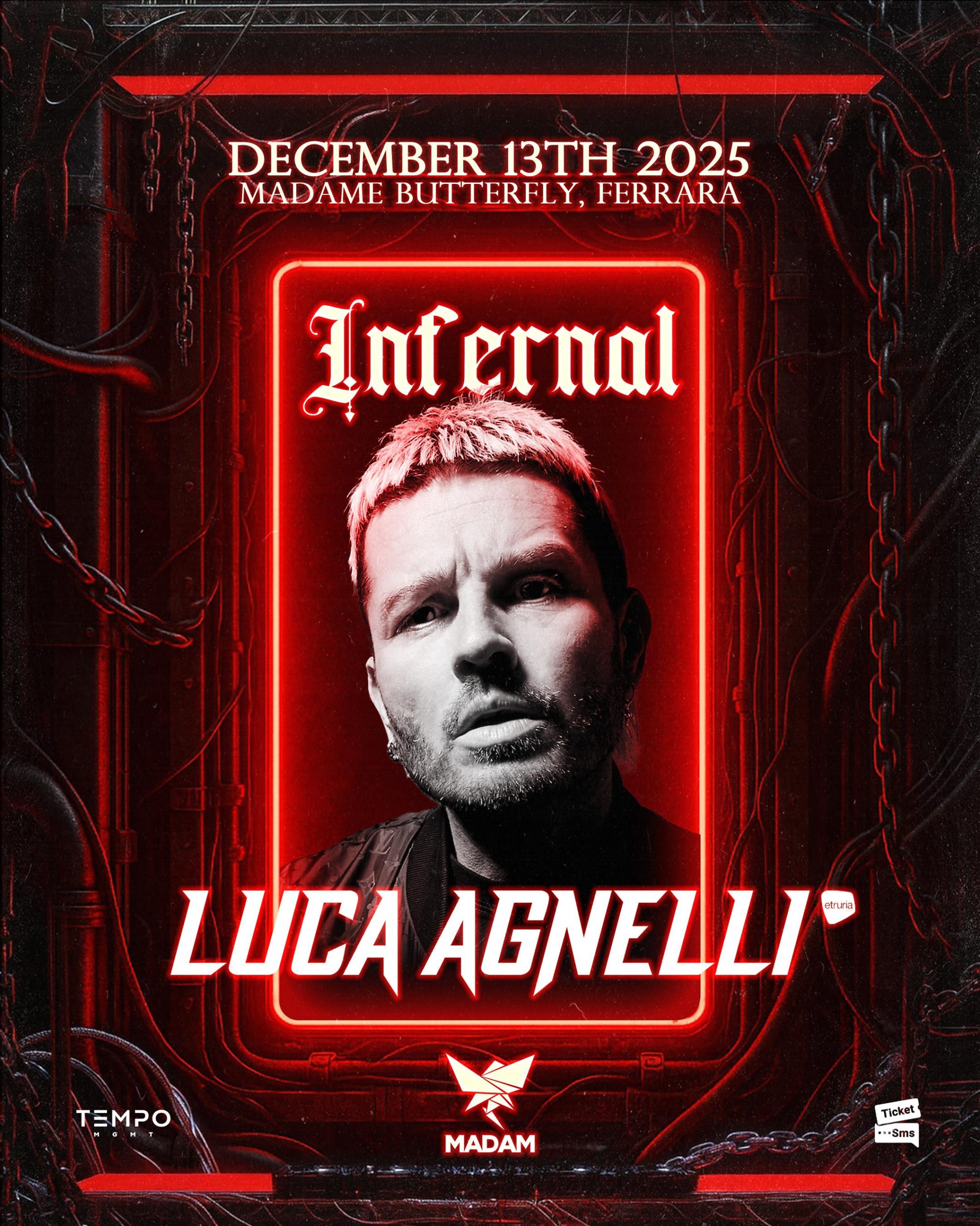 Infernal con Luca Agnelli – 13 Dicembre 2025 – MaDaM Ferrara