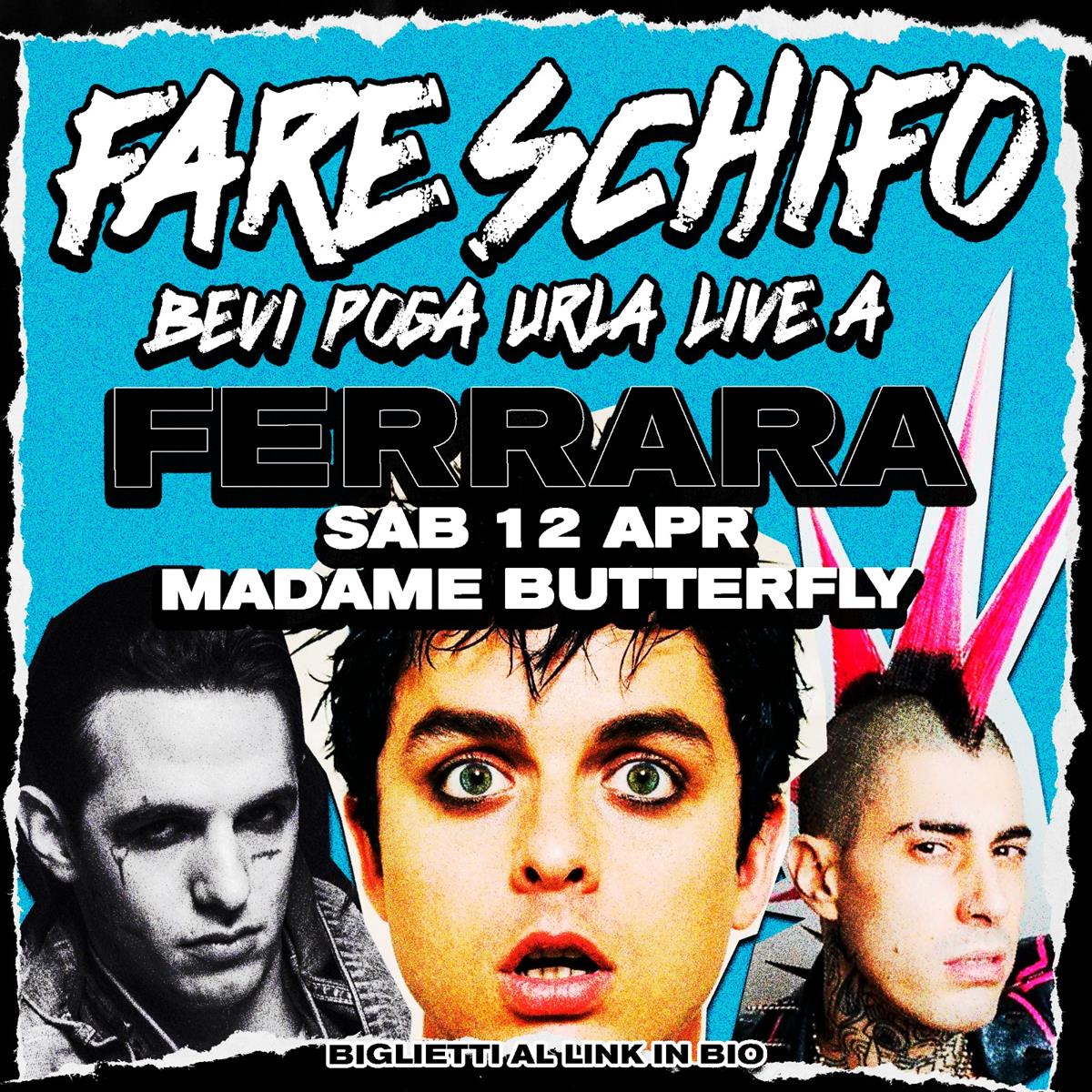 Fare schifo @ Madame Butterfly Ferrara - sabato 12 aprile 2025
