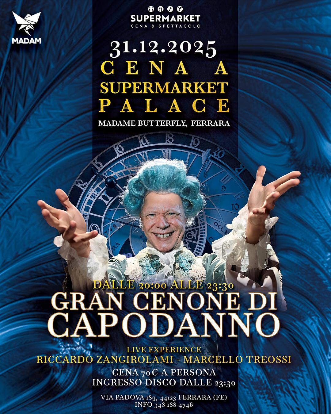 Gran Cenone di Capodanno 2026 – SuperMarket Ferrara