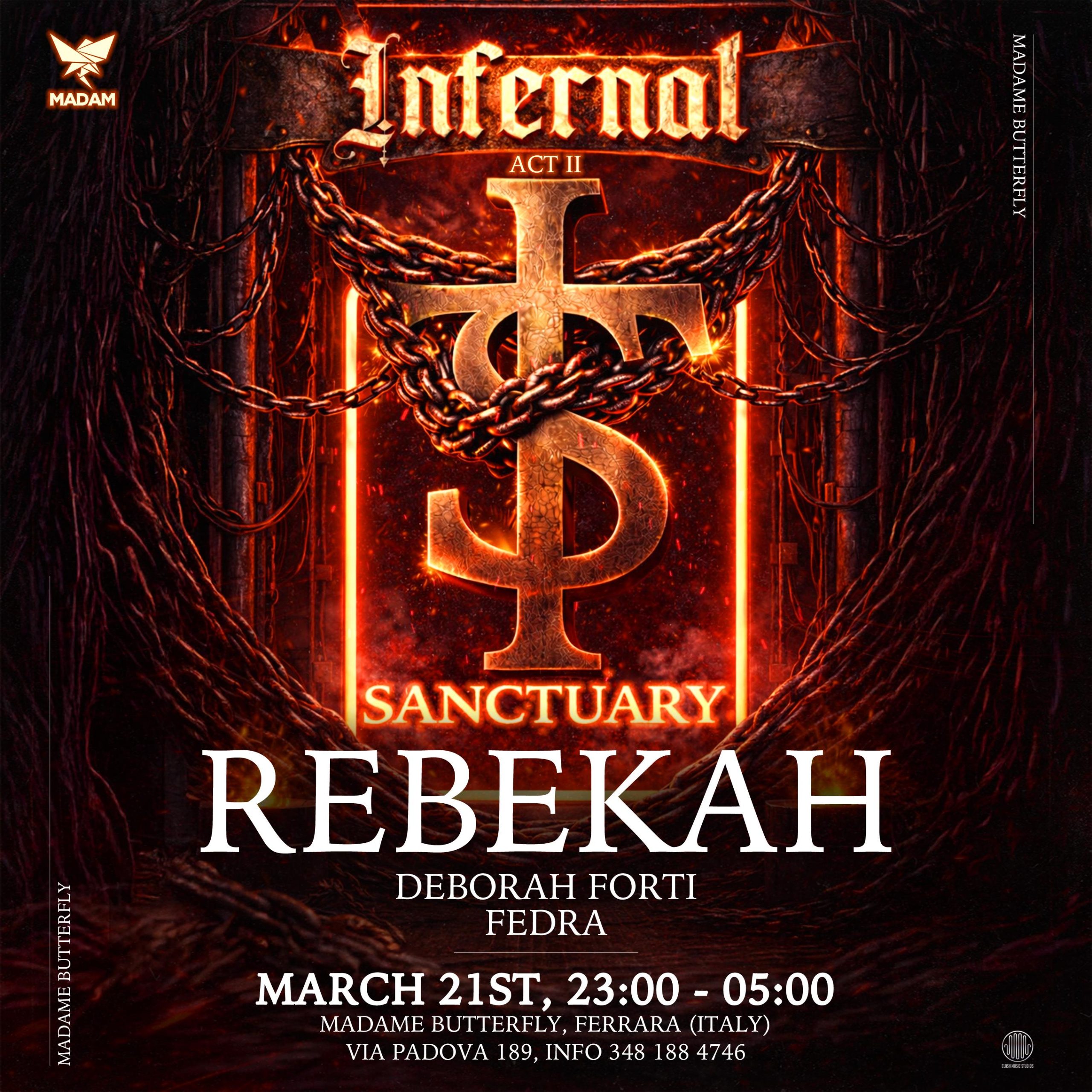 Infernal Rebekah Live – MaDaM Ferrara