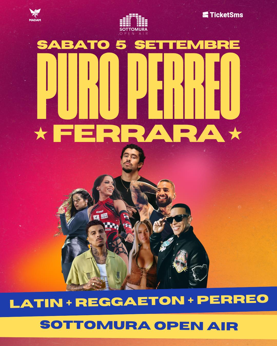 Puro Perreo al Sottomura Open Air Ferrara